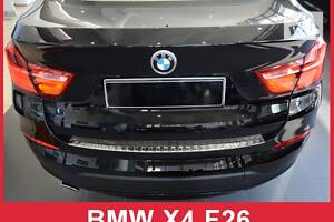 Накладка на задний бампер BMW X4 (F26) (2/35089)