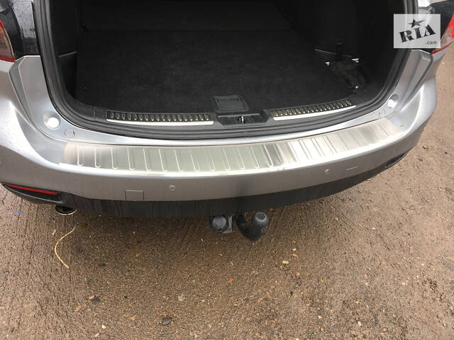 Накладка на задний бампер Carmos (SW, нерж) для Mazda 6 2012-2018 гг