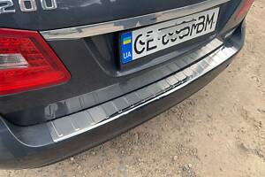 Накладка на задний бампер Carmos (SW, нерж) для Mercedes E-Class W212 2009-2016 гг.