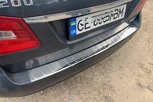 Накладка на задний бампер Carmos (SW, нерж) для Mercedes E-сlass W212 2009-2016 гг
