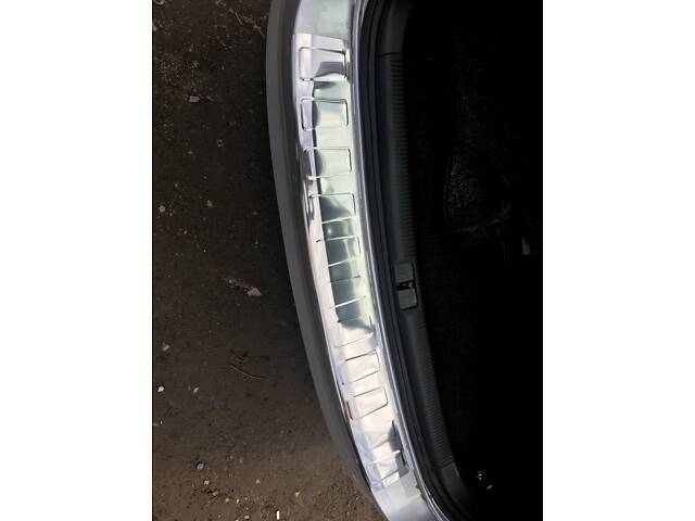 Накладка на задний бампер Carmos (SW, нерж) для Volkswagen Passat B7 2012-2015 гг - Фото 7