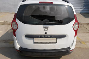 Накладка на задний бампер EuroCap (ABS) для Dacia Lodgy 2012-2022 гг.