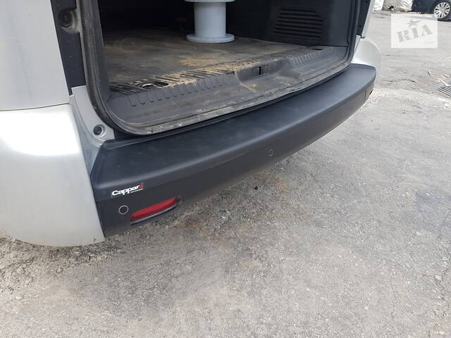 Накладка на задний бампер EuroCap (на длинную базу, ABS) для Toyota Proace - Фото 4