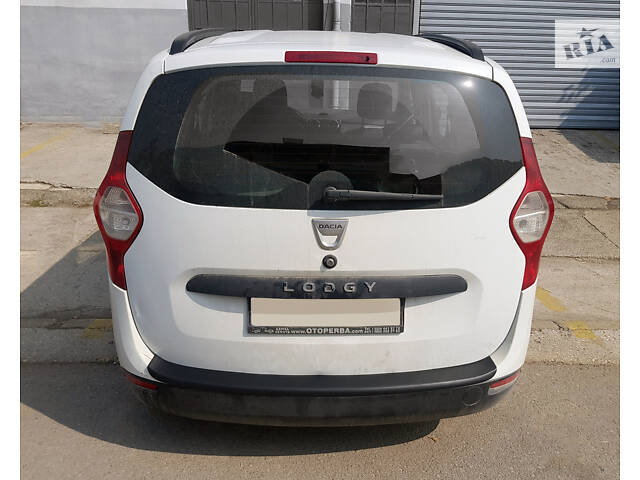 Накладка на задний бампер EuroCap (ABS) для Renault Lodgy 2013-2022 гг - Фото 1