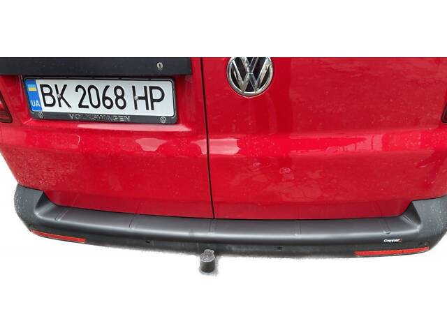 Накладка на задний бампер EuroCap (ABS) для Volkswagen T5 Caravelle 2004-2010 гг - Фото 6