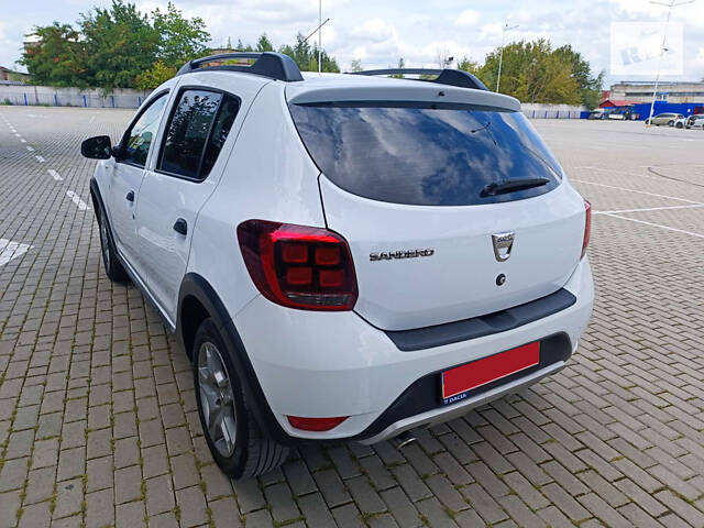 Накладка на задний бампер EuroCap (ABS) для Renault Sandero 2013-2022 гг - Фото 2