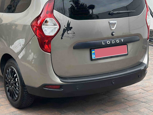 Накладка на задний бампер EuroCap (ABS) для Renault Lodgy 2013-2022 гг - Фото 2