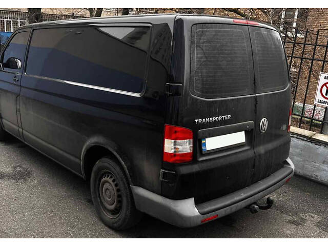 Накладка на задний бампер EuroCap (ABS) для Volkswagen T5 Caravelle 2004-2010 гг - Фото 1