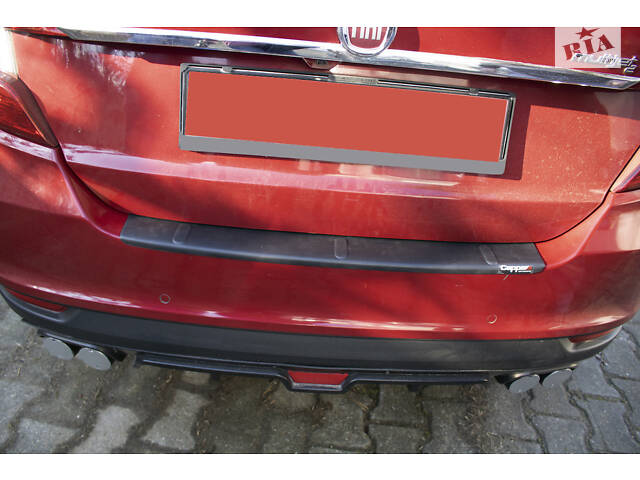 Накладка на задний бампер EuroCap (Sedan, ABS) для Fiat Tipo 2016- гг - Фото 1