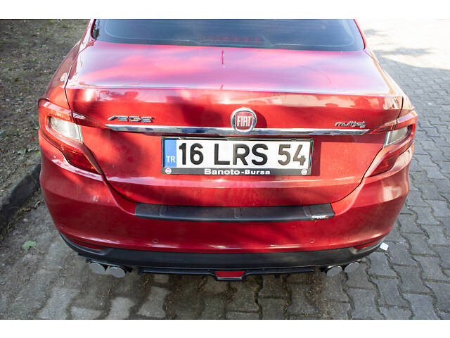 Накладка на задний бампер EuroCap (Sedan, ABS) для Fiat Tipo 2016- гг - Фото 5