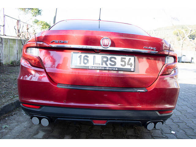 Накладка на задний бампер EuroCap (Sedan, ABS) для Fiat Tipo 2016- гг - Фото 6