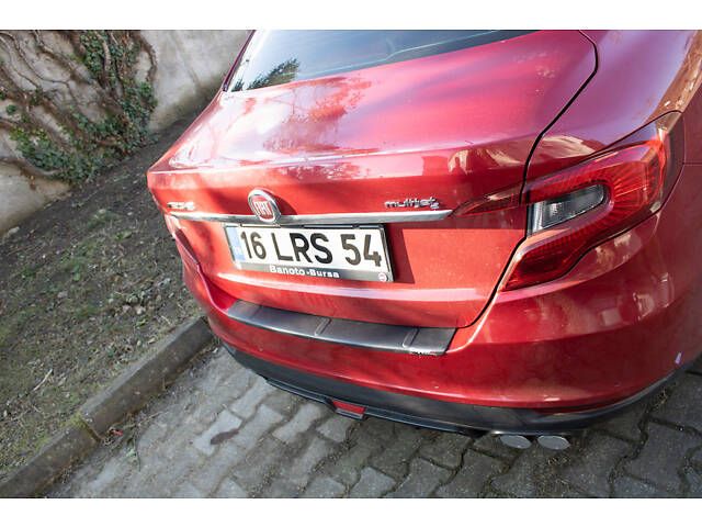 Накладка на задний бампер EuroCap (Sedan, ABS) для Fiat Tipo 2016- гг - Фото 8