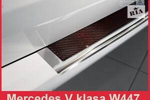 Накладка на задний бампер Mercedes V-class W447 (2/44044)