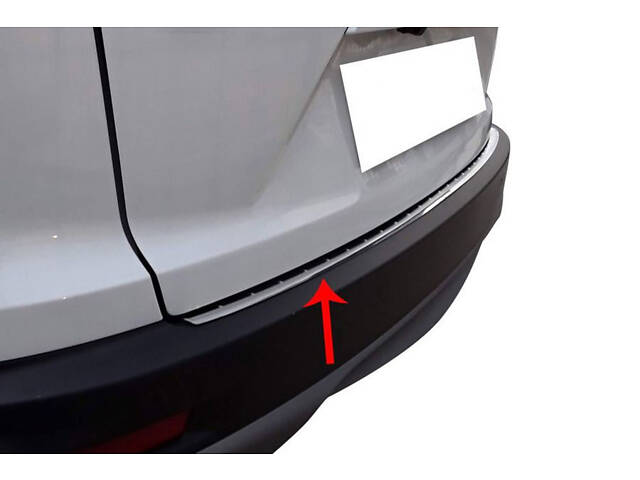 Накладка на задний бампер (нерж) для Honda CRV 2017-2022 гг - Фото 1