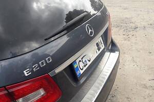 Накладка на задний бампер OmsaLine (2009-2013, SW, нерж) для Mercedes E-сlass W212