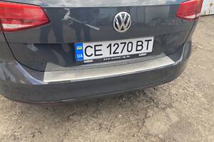 Накладка на задний бампер OmsaLine (нерж) Sedan для Volkswagen Passat B8 2015-2024 гг.