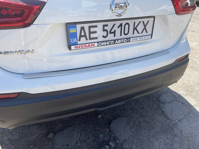 Накладка на задний бампер OmsaLine (2017-2021, нерж) для Nissan Qashqai - Фото 2