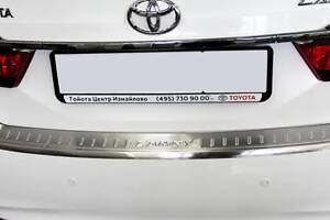 Накладка на задний бампер с загибом Toyota Camry 50 000048248