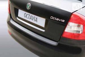 Накладка на задний бампер Skoda Octavia A5 2009-2012 (RBP446)