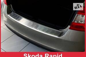 Накладка на задний бампер Skoda Rapid (2/35771)