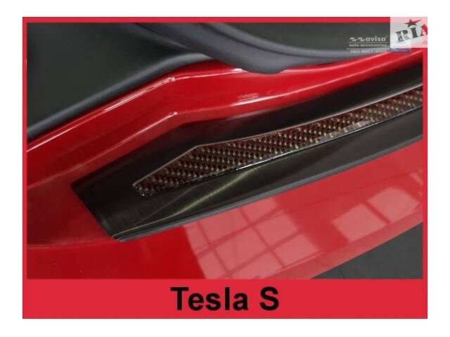 Накладка на задний бампер Tesla Model S (2/44086)