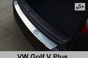 Накладка на задний бампер Volkswagen Golf 5 Plus (2/35678)