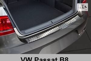 Накладка на задний бампер Volkswagen Passat B8 (2/35972)