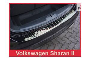 Накладка на задний бампер Volkswagen Sharan (2/38005)