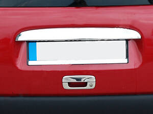 Накладка над номером (1996-2002 Однодверний, нерж.) для Citroen Berlingo рр