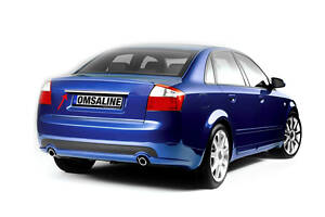 Накладка над номером OmsaLine (нерж) для Audi A4 B6 2000-2004 гг.