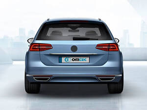 Накладка над номером SW (OmsaLine, нерж) для Volkswagen Passat B8 2015-2024 рр