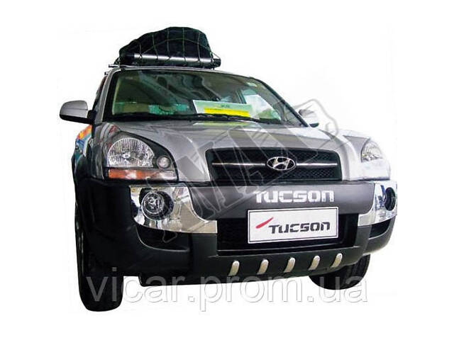 Накладка переднего бампера Hyundai Tucson (2004-2010)