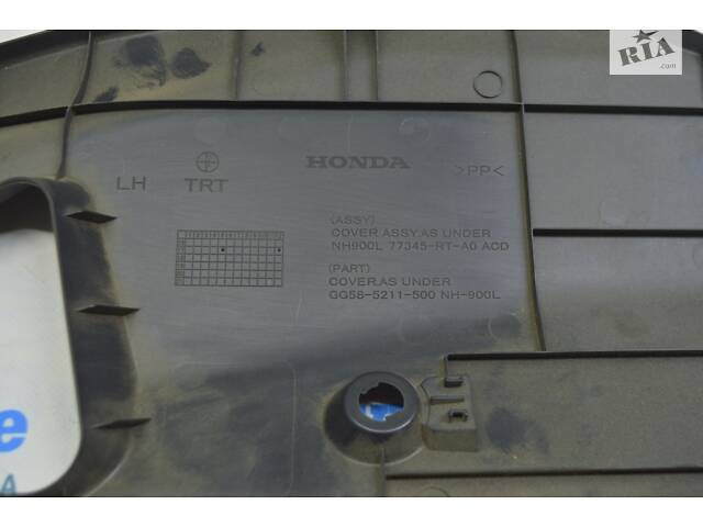 Накладка передней панели нижняя пространства ног пассажира Honda Clarity 18-21 usa черн 77345-TRT-A01ZA