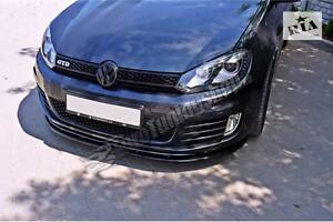 Накладка передняя Volkswagen Golf 6 (VW-GO-6-GTI-FD2G)