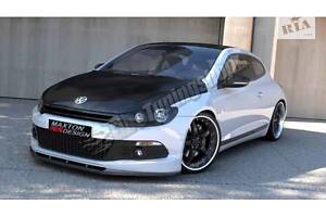 Накладка передняя Volkswagen Scirocco (VW-SC-3-RLINE-FD1T)