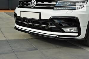 Накладка передняя Volkswagen Tiguan (VW-TI-2-RLINE-FD1G)