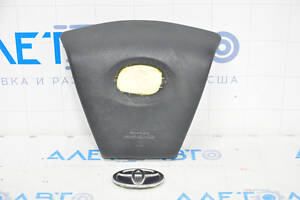 Накладка подушки безопасности airbag в руль водительская Toyota Camry v50 12-14 usa LE, перетянута