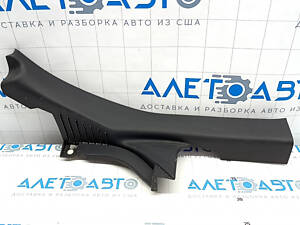 Накладка порога задняя левая внутренняя Nissan Altima 13-18 черная, царапины