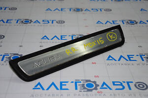 Накладка порога задняя правая наружная Acura MDX 14-20 хром, полез хром