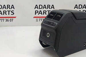 Накладка центральної консолі задня (гола) для Audi A4 Ultra Premium 2016-2019 (8W08643766PS)