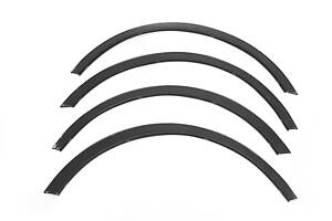 Накладки на арки (4 шт, черные) для Skoda Fabia 2007-2014 гг