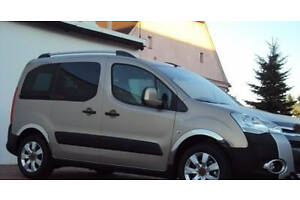 Накладки на арки (4 шт, нерж) 2 боковые двери, нержавейка для Citroen Berlingo 2008-2018 гг