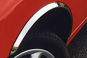 Накладки на арки (4 шт, нерж) для Mazda 3 2009-2013 гг