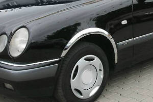 Накладки на арки (4 шт, нерж) для Mercedes E-сlass W210 1995-2002 гг.