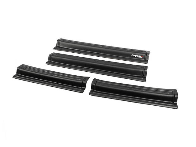 Накладки на дверные пороги EuroCap (4 шт, ABS) для Volkswagen Amarok 2010-2022 гг - Фото 6