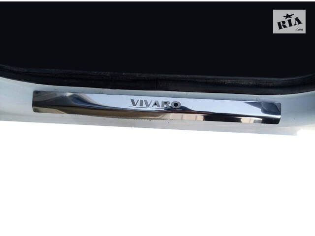 Накладки на дверные пороги Laser-style (2 шт, сталь) для Opel Vivaro 2001-2015 гг