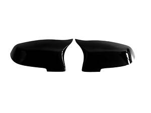 Накладки на зеркала Черный глянец (M-Look) 13-17 на BMW 5 Series F10/F11 2010-2017 года