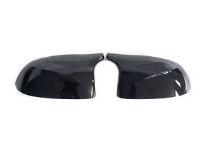 Накладки на зеркала Черный глянец (M-Look) на BMW X5 G05 2018-2022 года