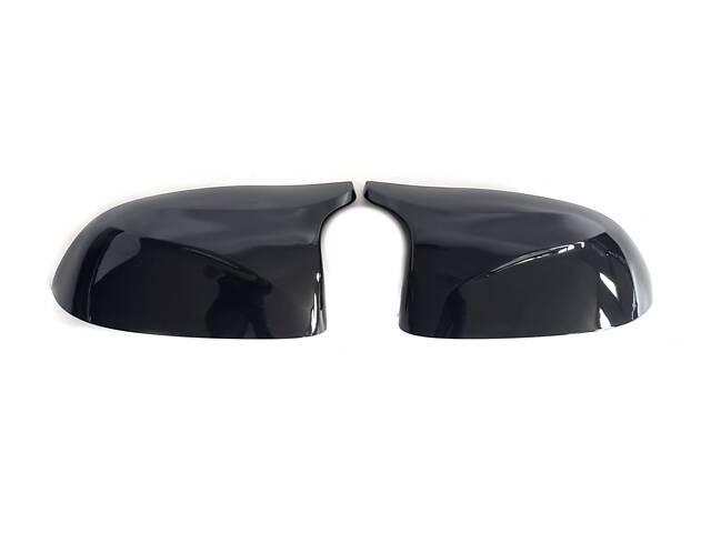 Накладки на зеркала Черный глянец (M-Look) на BMW X5 G05 2018-2022 года - Фото 1