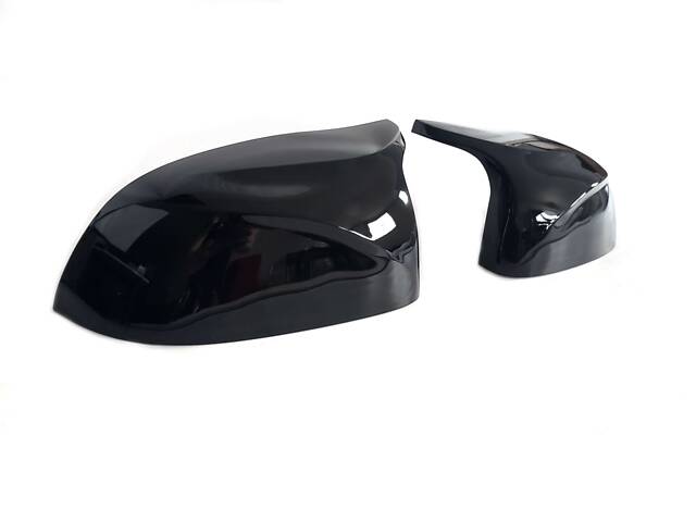 Накладки на зеркала Черный глянец (M-Look) на BMW X5 G05 2018-2022 года - Фото 3